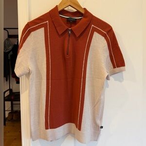 Ted Baker Rust Polo Shirt
